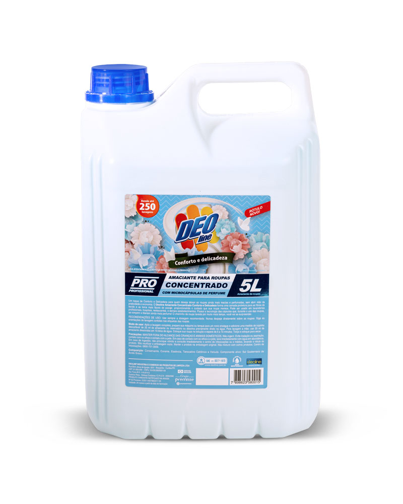 AMACIANTE CONFORTO E DELICADEZA AZUL 5 L DEOLINE