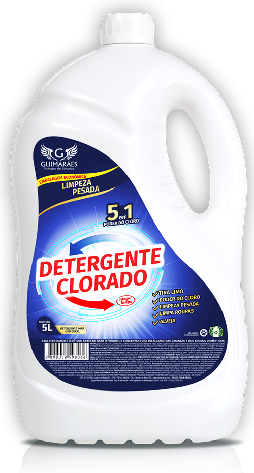 DETERGENTE ALCALINO CLORADO  5L GUIMARAES