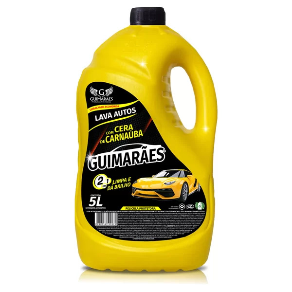 LAVA AUTO CERA COM CARNAUBA 5L GUIMARAES