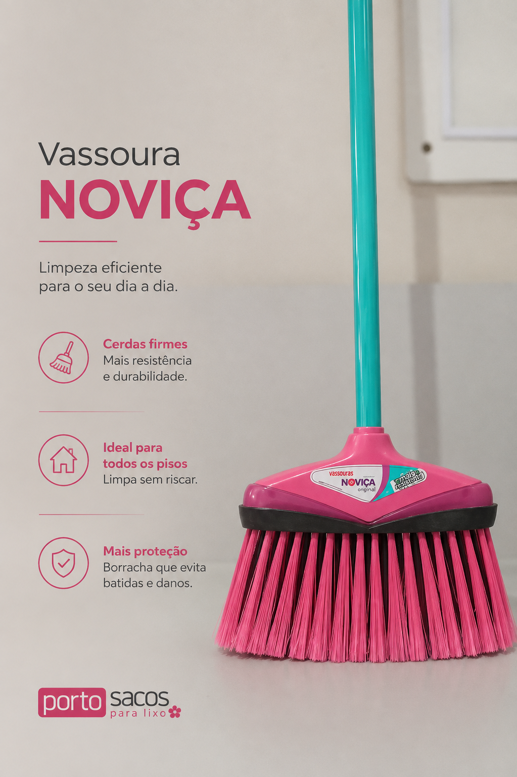 VASSOURA NOVIÇA ORIGINAL